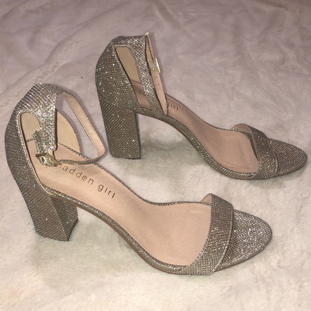 Gold Sparkle Heels